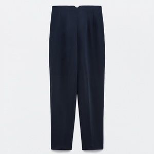 NWT Zara High Rise Pant in Navy